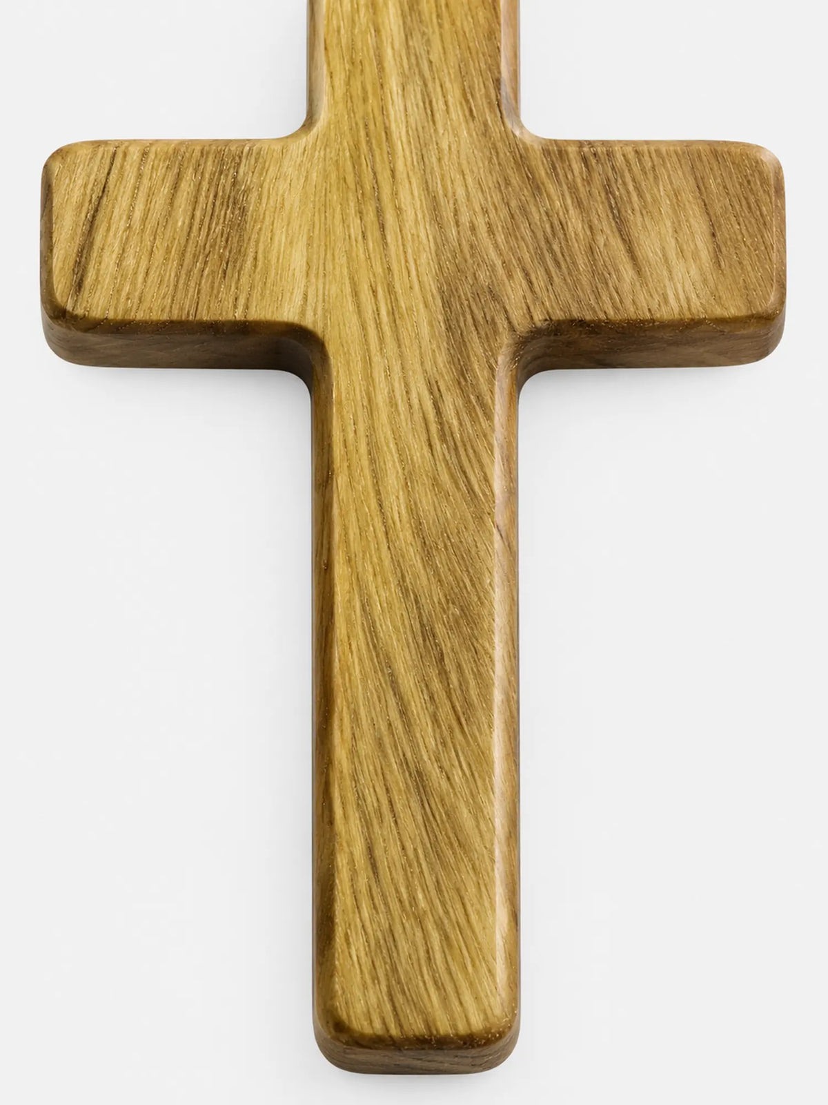 Green Sandalwood Wooden Cross Pendant Necklace